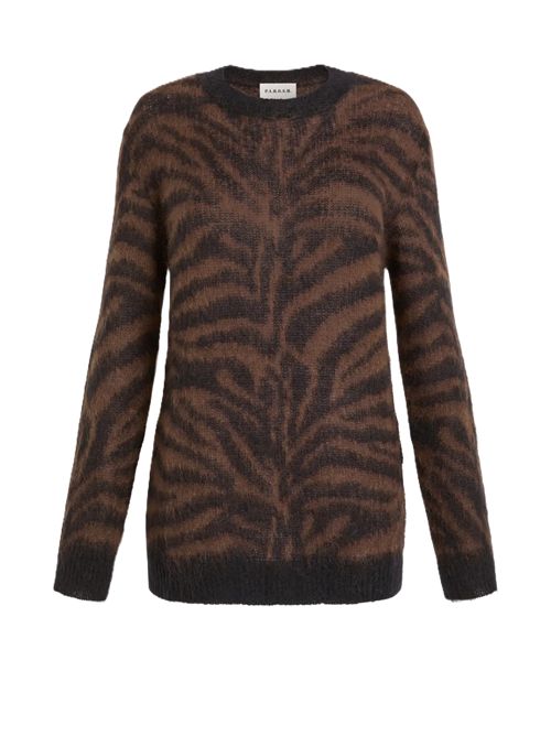 MAGLIA IN MOHAIR jacquard P.a.r.o.s.h. | D510418LAMU813 FANT NERO